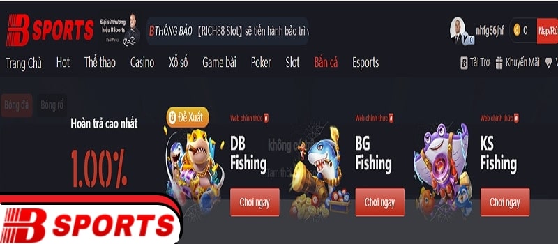 Đôi nét về bắn cá Bsports
